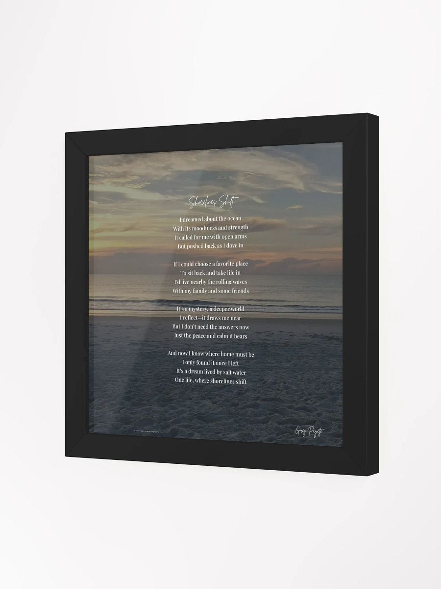 Shorelines Shift - a poem about the ocean by Greg Payette product image (4)