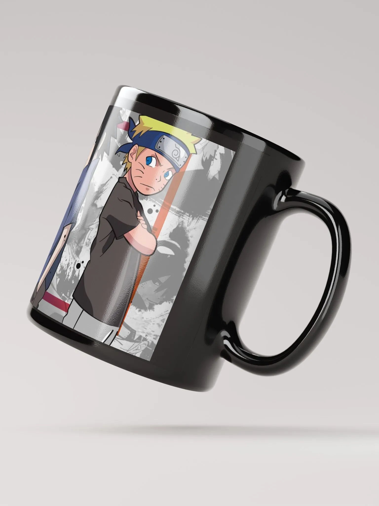 Dynamic Duo Back-to-Back Mug - Premium Ceramic Coffee Mug for Best Friends & Anime Lovers product image (2)