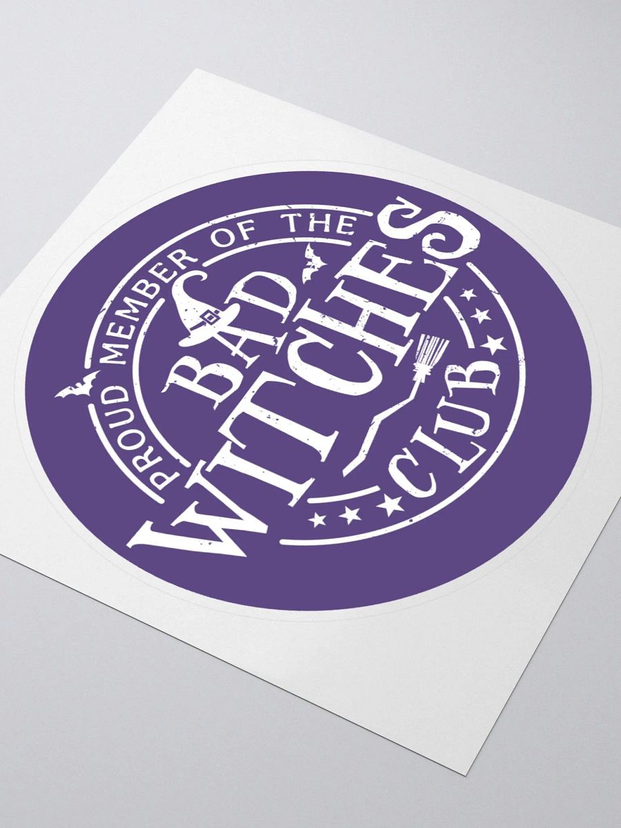Bad Witches Club Sticker (Purple) product image (3)