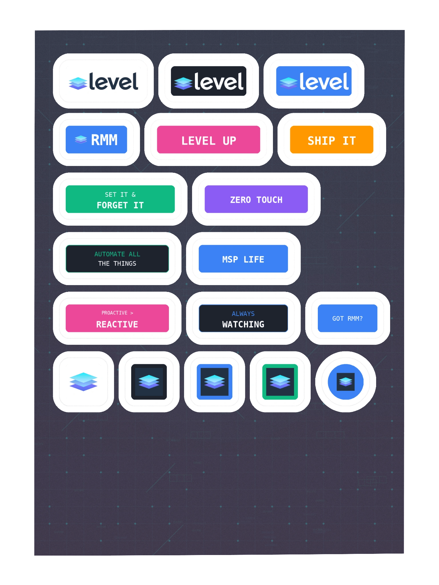 Level Sticker Pack product image (3)