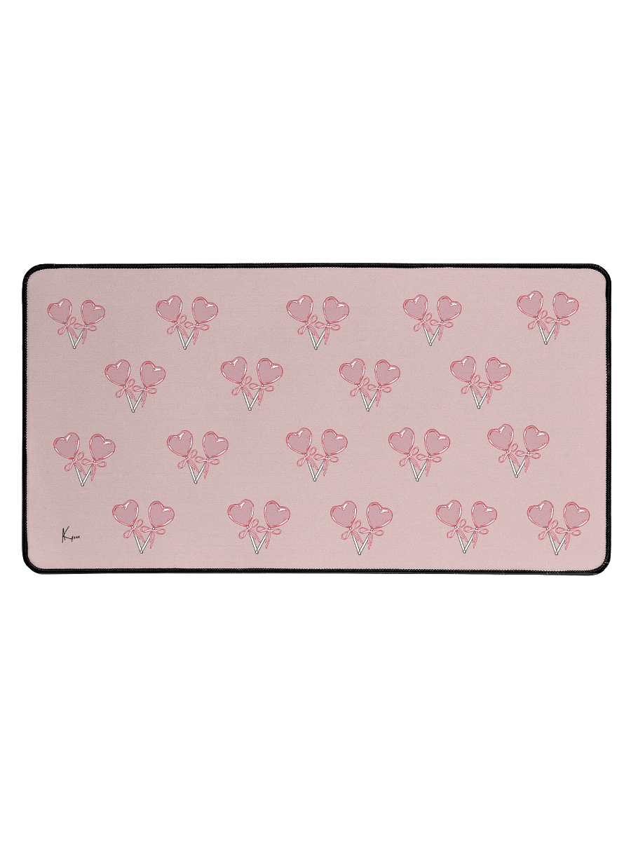 Lollipop Heart-bow | 31.5 x 15.5 in Mousepad product image (1)