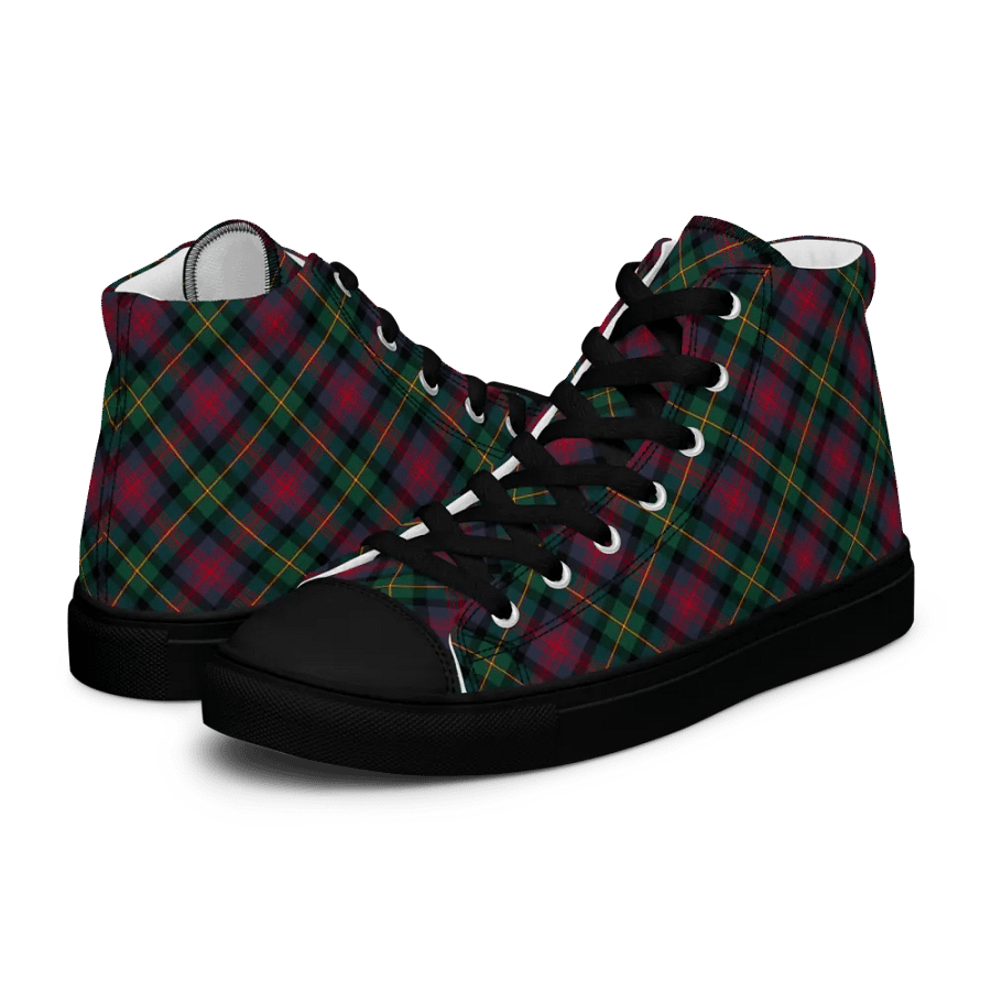Logan Tartan Men's High Top Shoes product image (8)