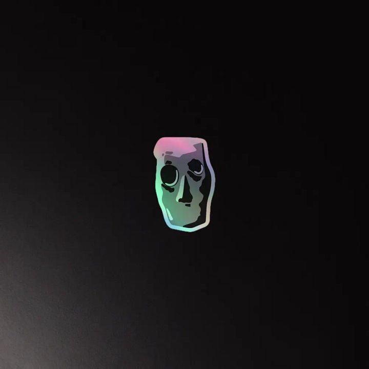 Old Man Chimes Holographic Sticker product image (4)