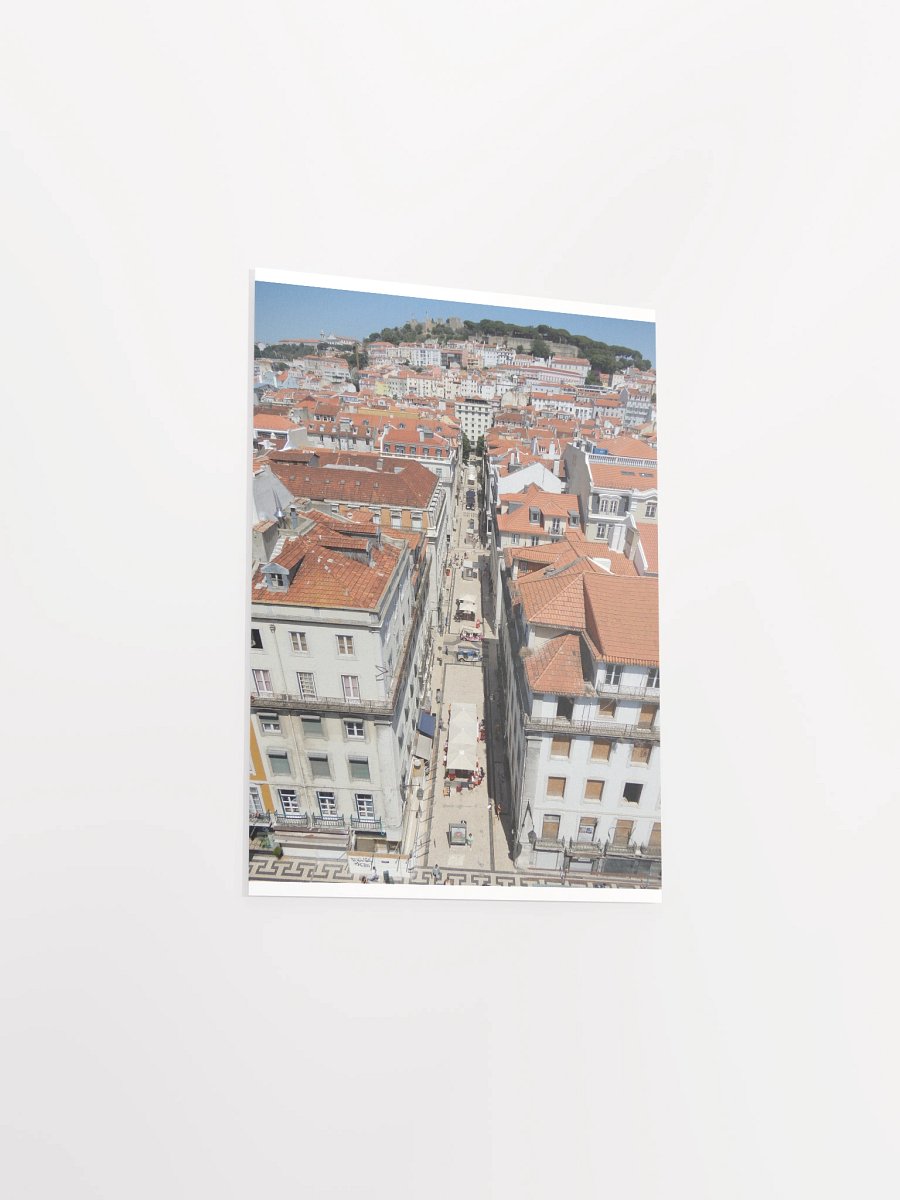 Lisbon - Rooftops from Elevador de Santa Justa - print/poster product image (11)