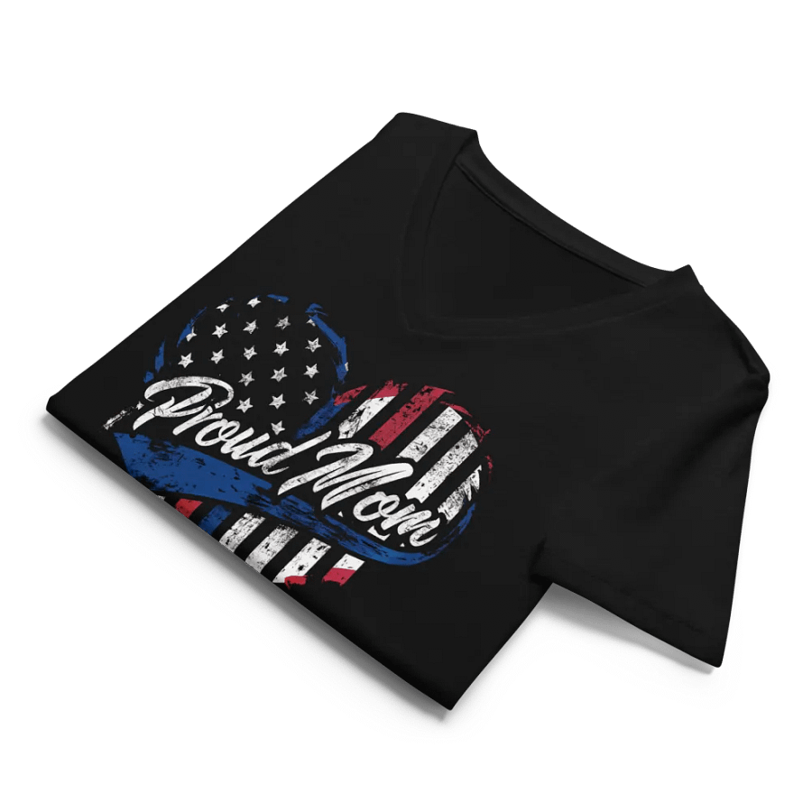 Proud Mom Heart Patriot Women's Tee product image (8)