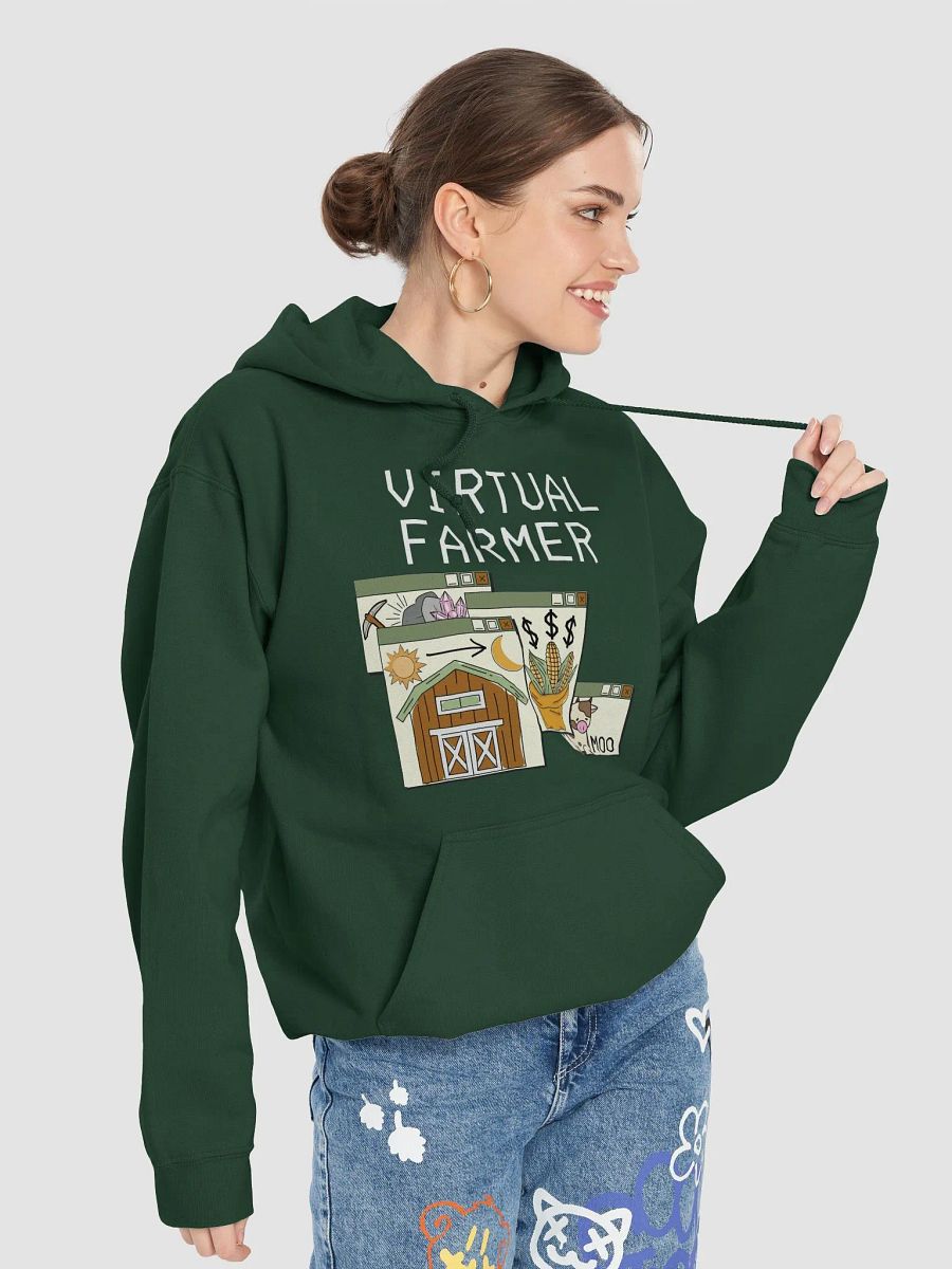 Virtual Farmer Hoodie - White Text product image (7)