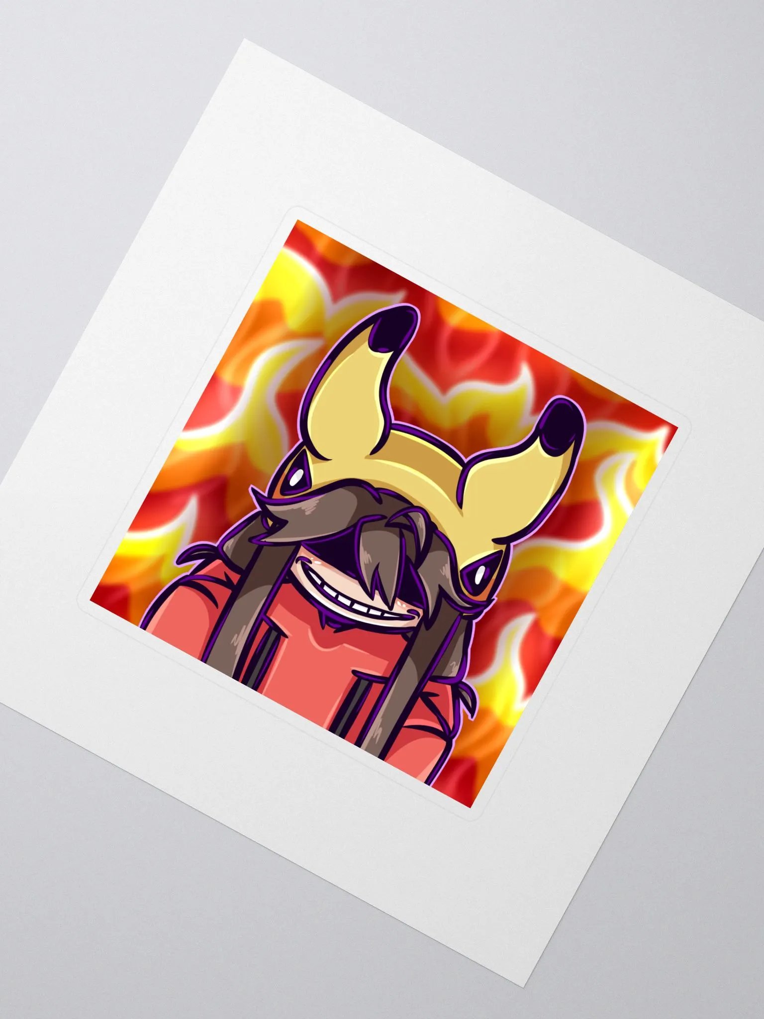 GE3T3E Evil Fire Sticker product image (2)