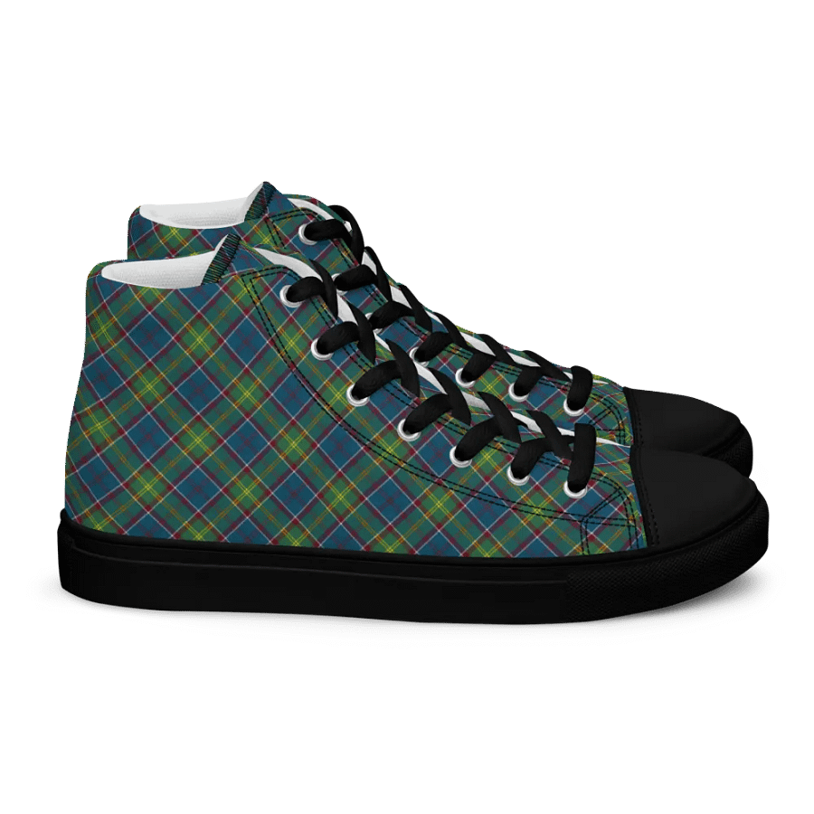 Ayrshire Tartan Men's High Top Shoes product image (3)