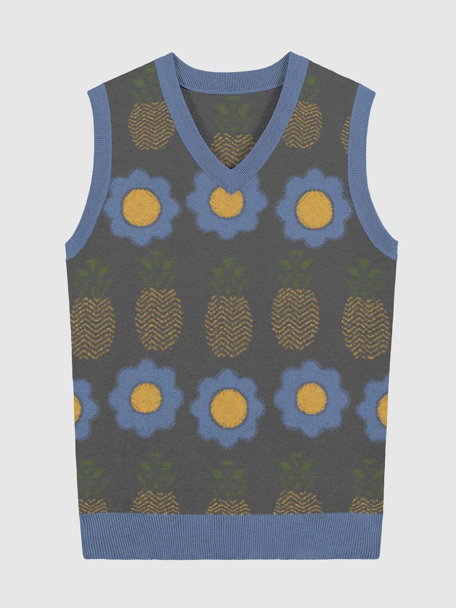 Pineapple Floral Vibe Knitted Vest product image (3)