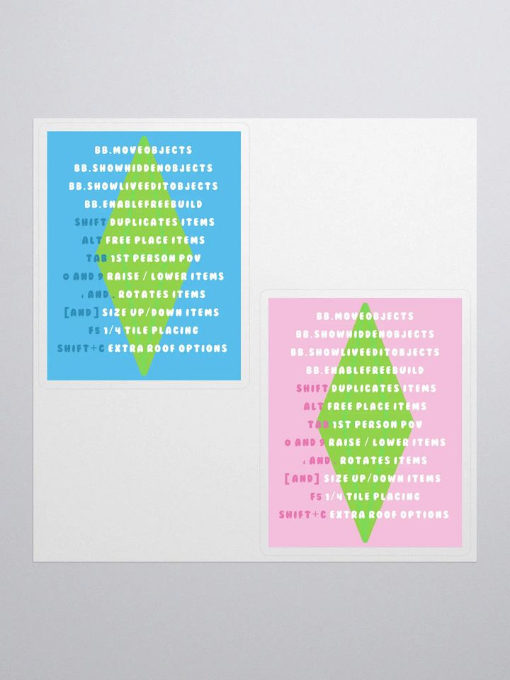 Cheat Sheet Sticker product image (1)
