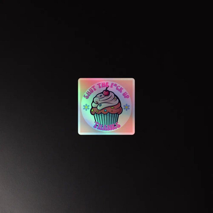 It's My STFU-Cake Holographic Sticker Sheet product image (4)