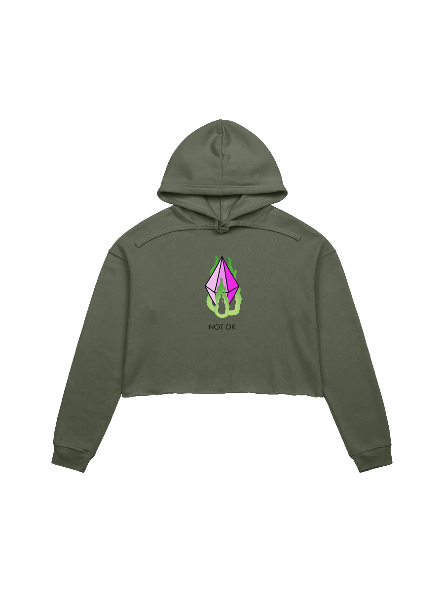 Unhinged Plumbob Crop Hoodie product image (1)
