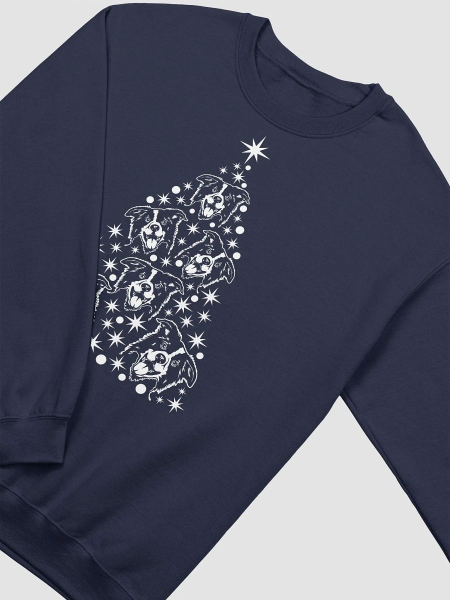 Border Collie Christmas Tree Sweatshirt Design for Border Collie Paw-rents product image (19)