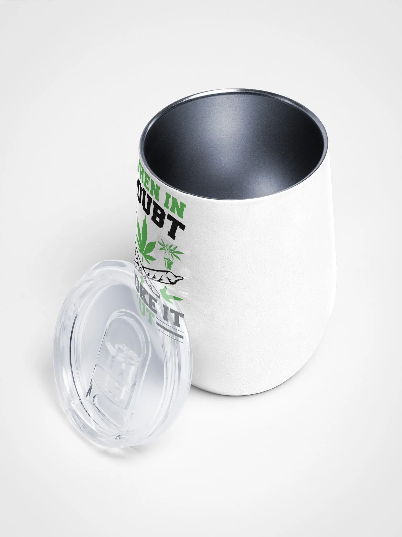When In Doubt Smoke It Out - Wine Tumbler product image (3)