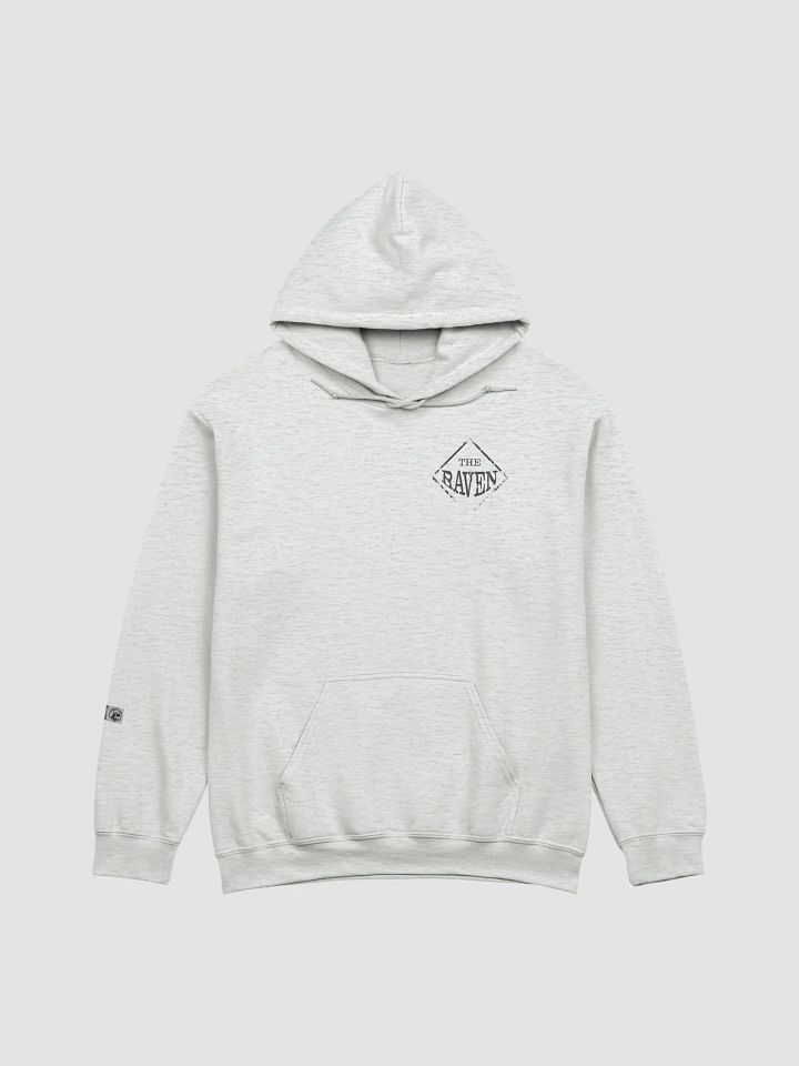 The Raven Unisex Heavy Blend Hoodie - Black Bird Design, Cozy & Stylish product image (4)