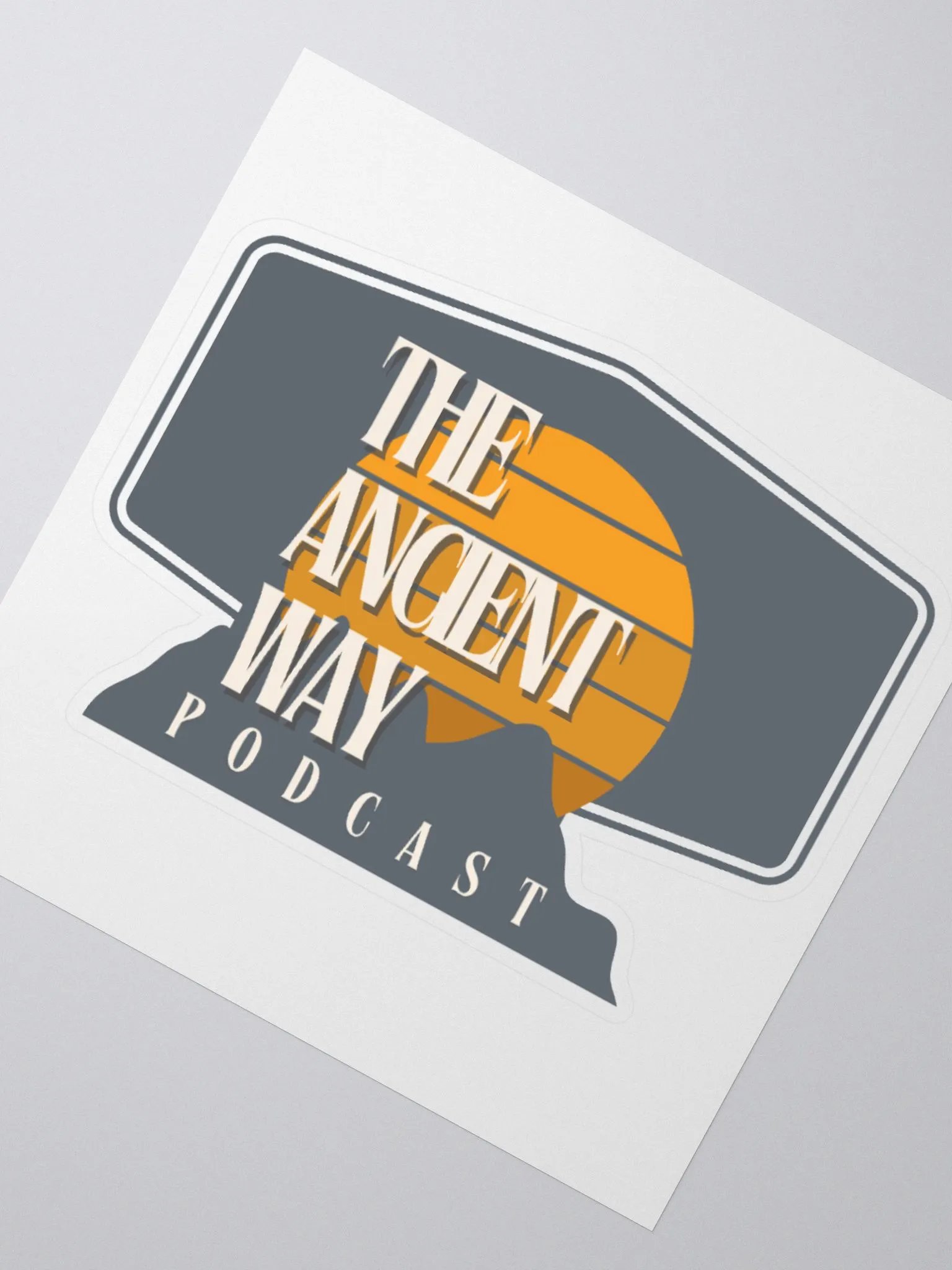 Ancient Way Podcast Sunset Stickers product image (4)