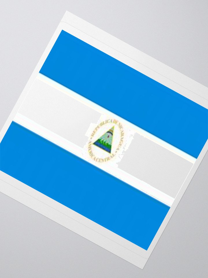 Exclusive Nicaraguan Flag Kiss-Cut Stickers - High-Quality Vinyl, Multiple Sizes product image (5)