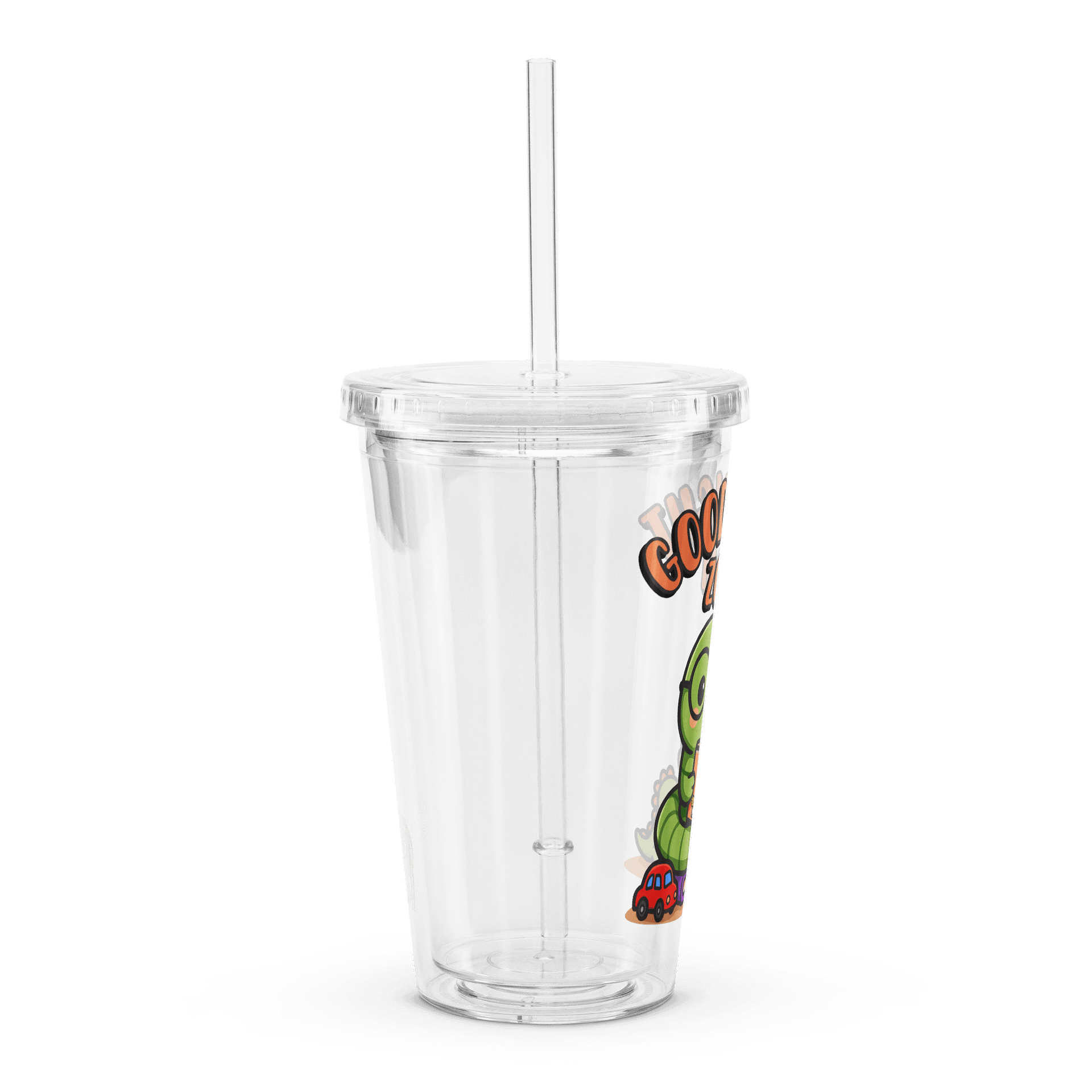 Goodnight Zoom - Double Wall Clear Plastic Tumbler product image (5)