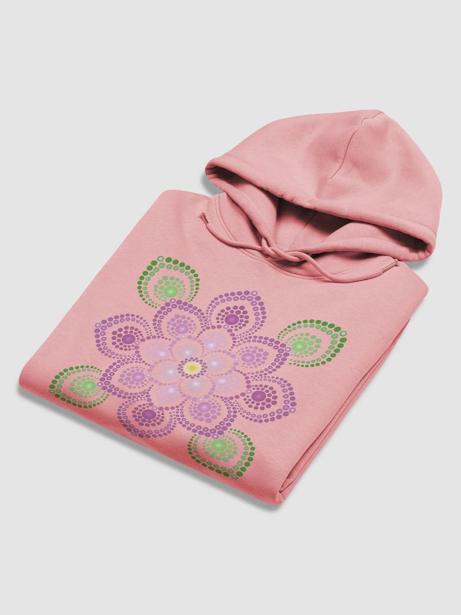 Purple and Green Mandala Unisex Eco Hoodie product image (12)