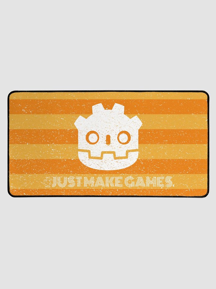 DESK MAT - GODOT Yellow Orange Grunge Style Retro Sunset 001 product image (1)