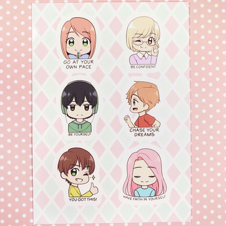 Motivation Sticker Sheet! product image (1)