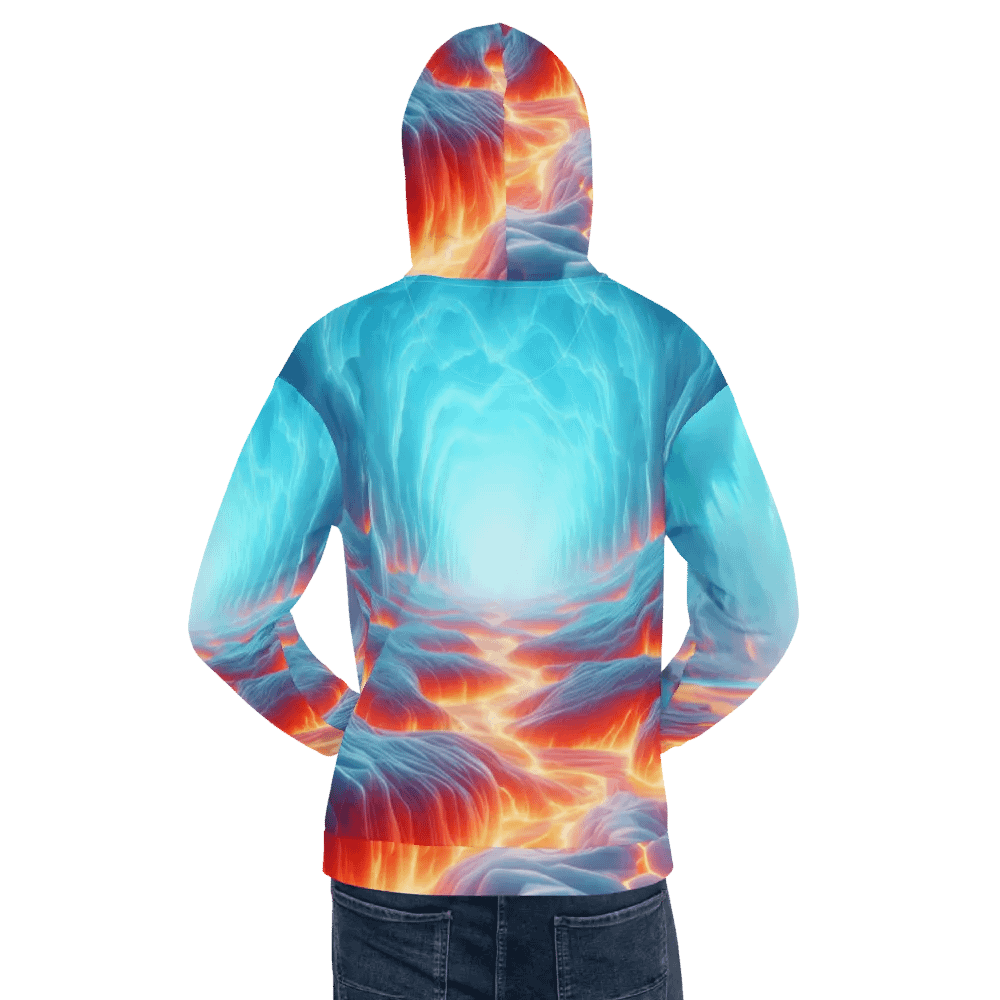 Fire and Ice - Vivid Glacial Lava Cascade #35 product image (12)