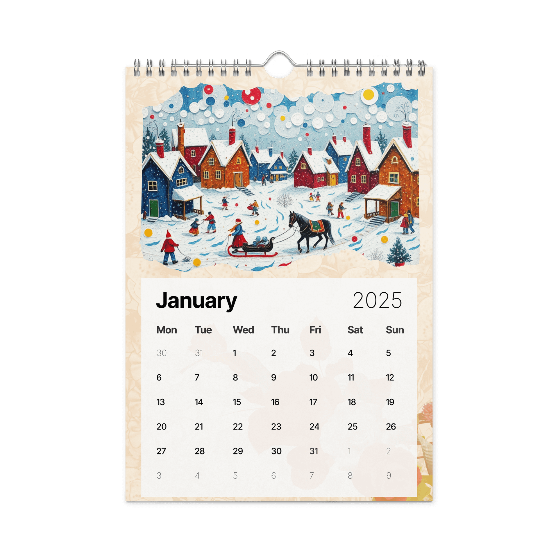 FOLK ART WALL CALENDAR 2026 product image (6)
