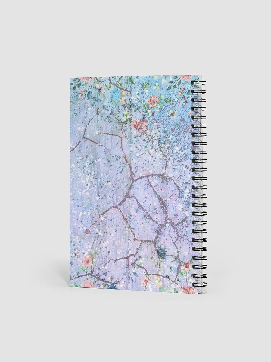 Pretty Grungy Floral Themed Notebook product image (2)