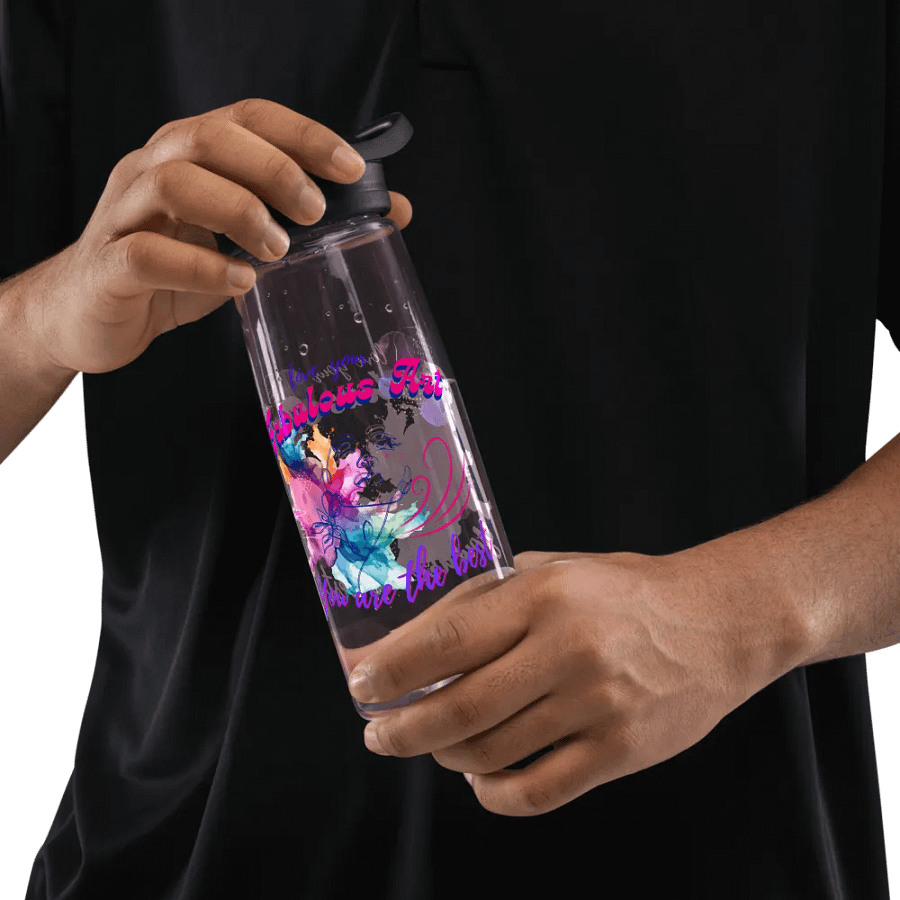 camelbak  water bottle  colorful design for the artist. 'Love your fabuous Art'  Perfect gift for mom, dad, son, daughter colleague, friend who loves arty things product image (8)