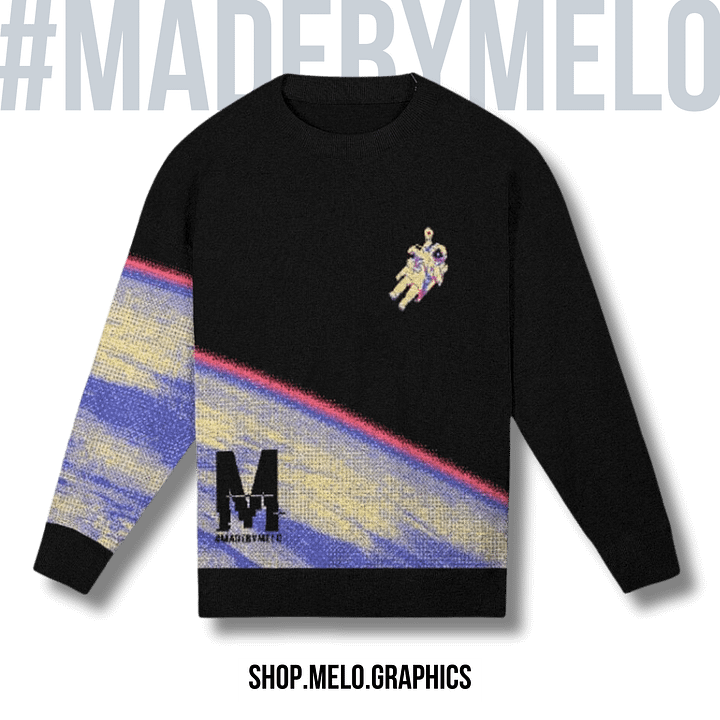 Lost in Space Knit Sweater [Relaxed-Fit] | #MadeByMELO product image (2)
