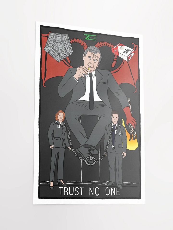 The Cigarette Smoking Man Devil Tarot Card Print product image (2)