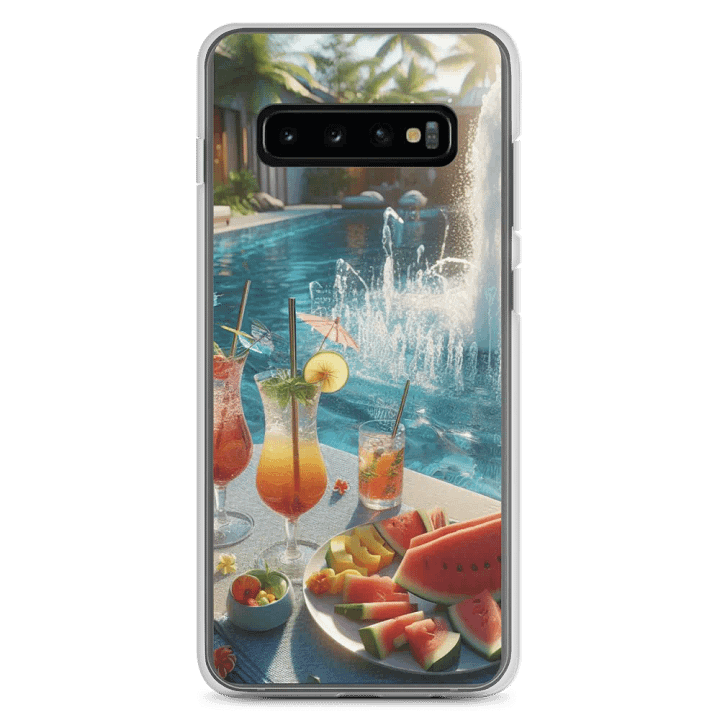 Tropical Oasis Samsung® Clear Case | AI Design product image (8)