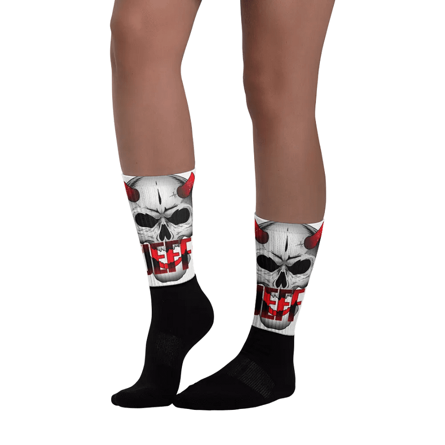 Black Foot Sublimated Socks product image (5)
