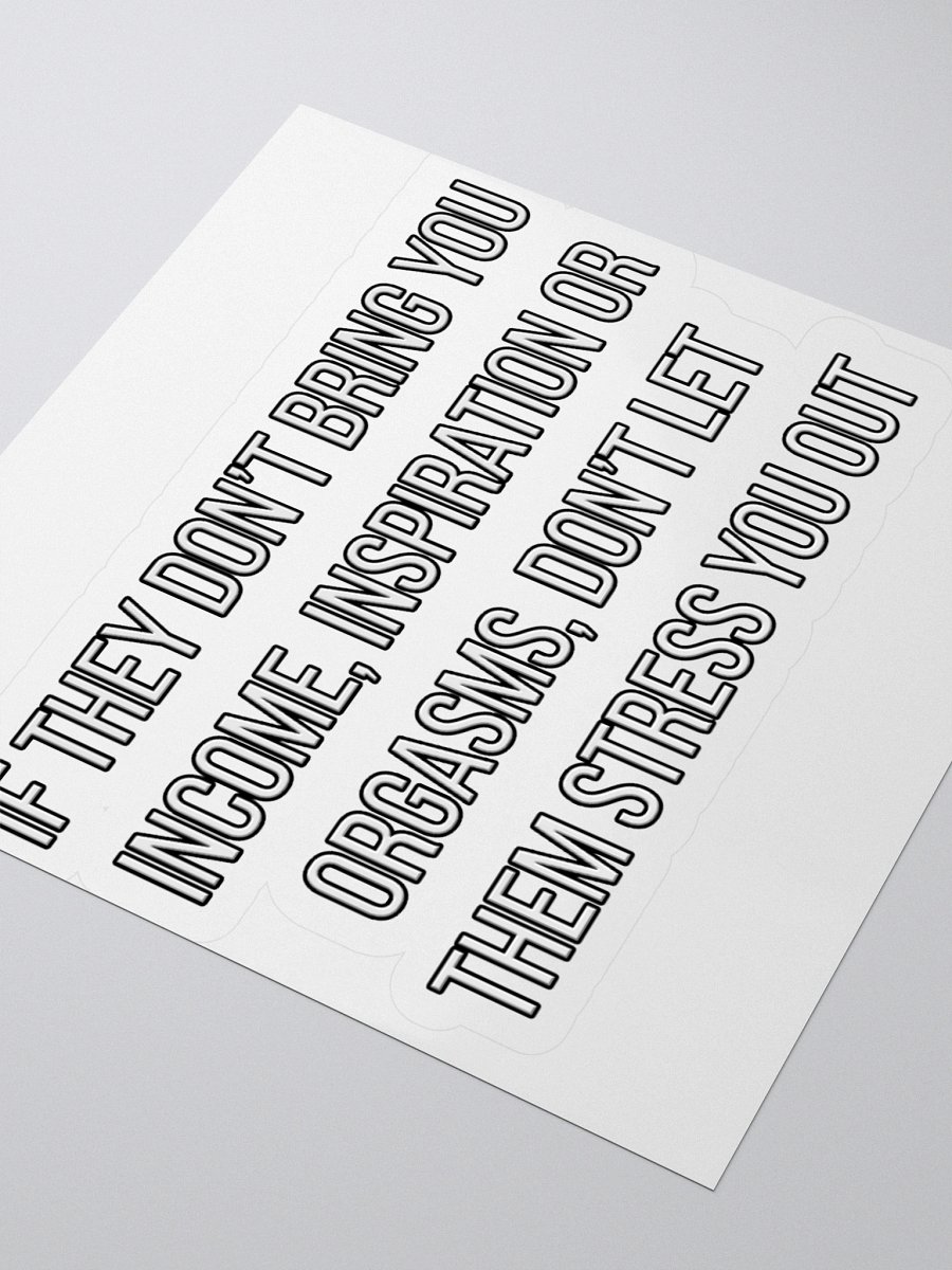 nope snark - stress you sticker product image (3)