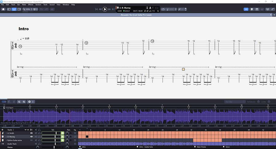 Alexander the Great PDF TAB + Backing Track MP3 product image (3)
