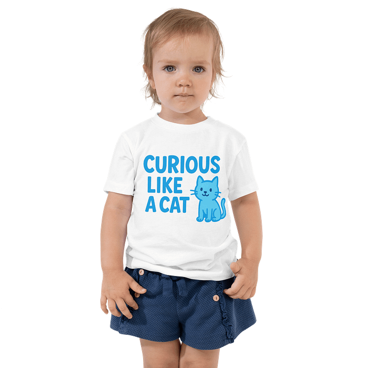 Curious Cat Toddler Tee product image (1)