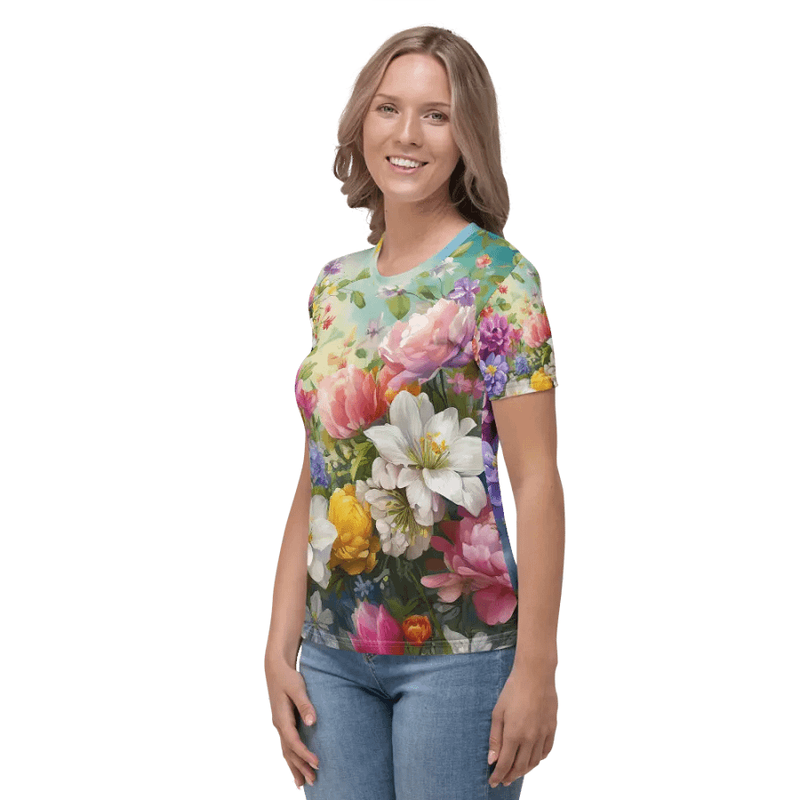 Spring Floral Tshirt for Women product image (6)