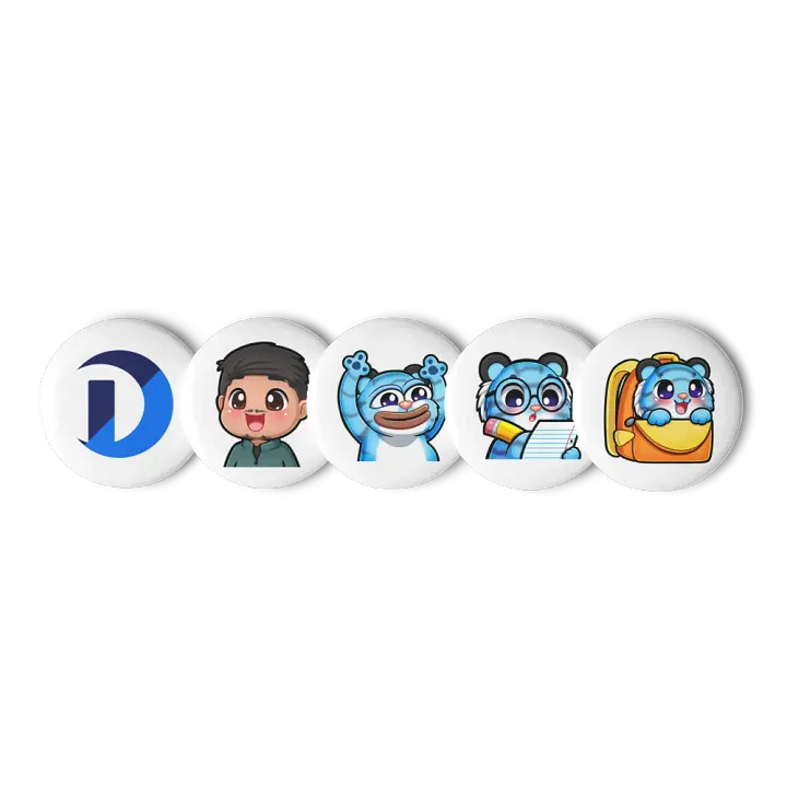 Dusking Pin Buttons (Set of 5) product image (1)