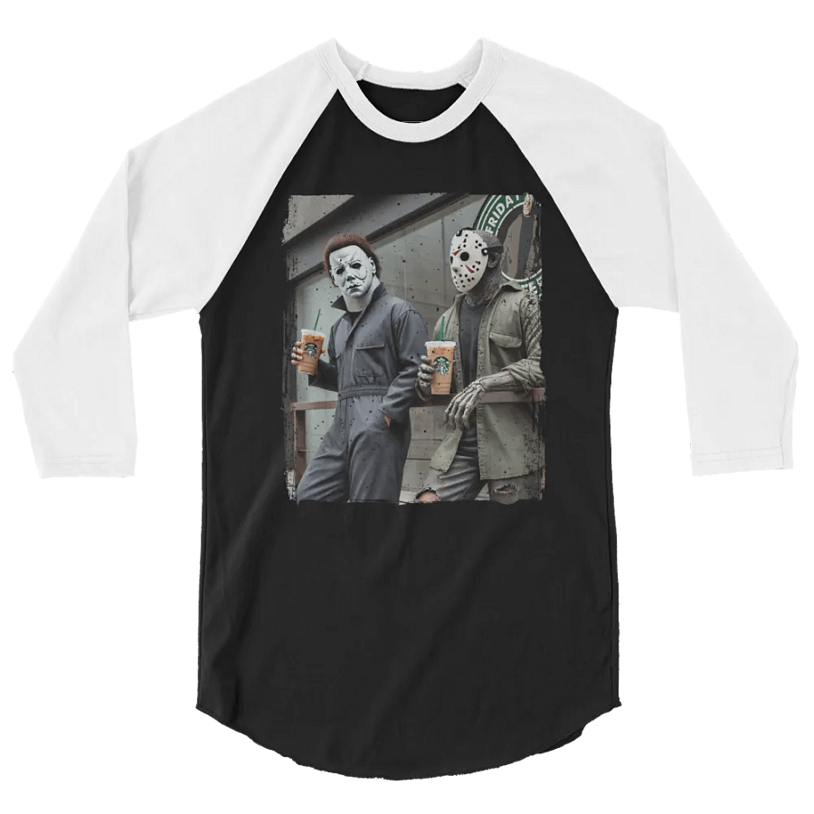 Horror Icons Coffee Hangout Tee product image (10)