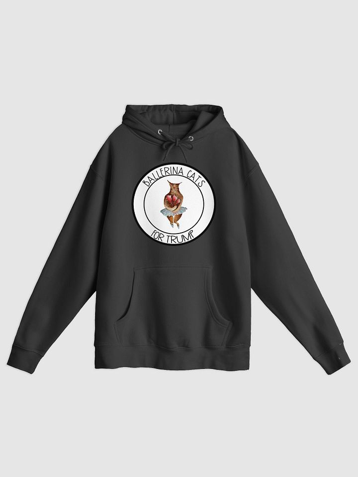 Ballerina Cat With Roses For Trump Hoodie product image (2)