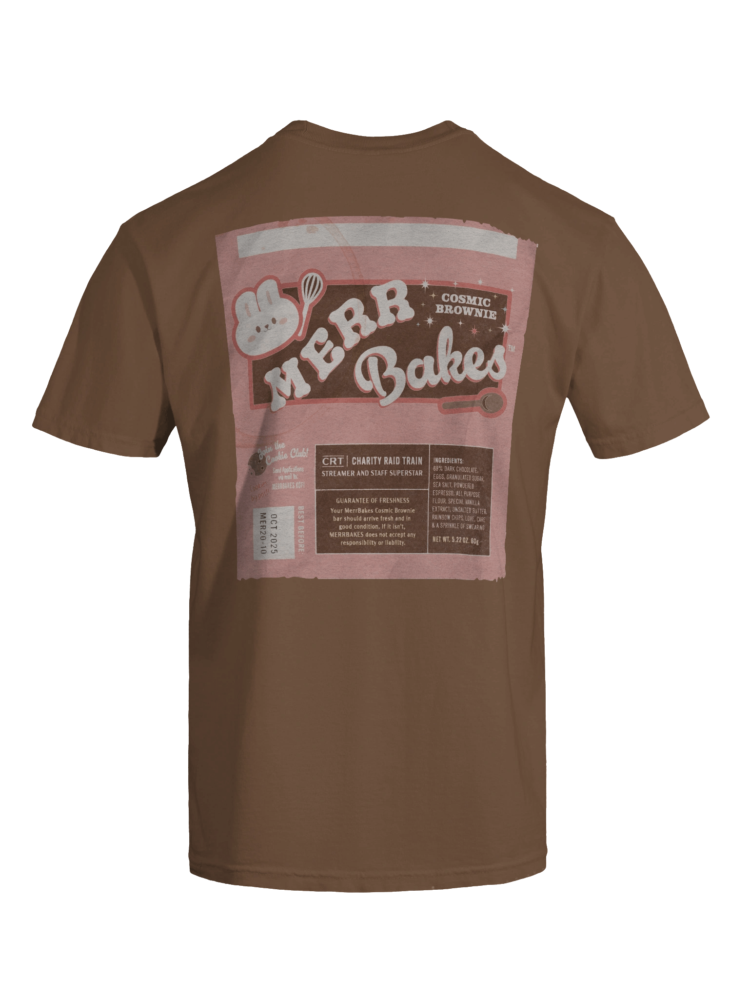 Merr's Cosmic Brownie Bar T-Shirt | MerrBakes product image (50)