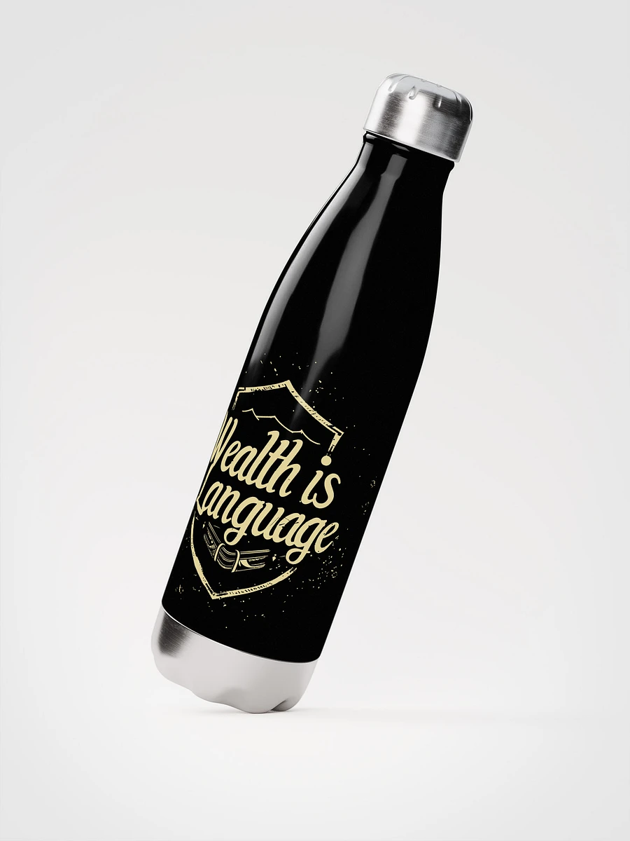 Wealth Is A Language Water Bottle product image (2)