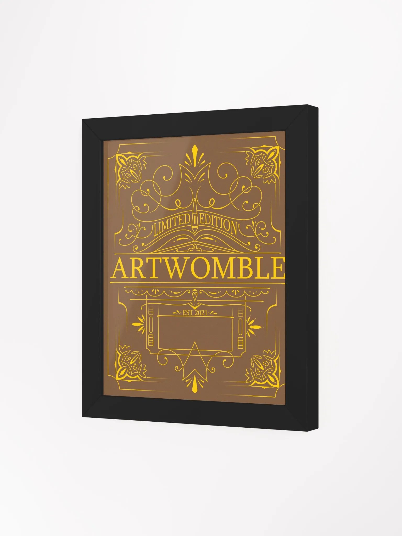 Artwomble Framed Print - Brown product image (13)