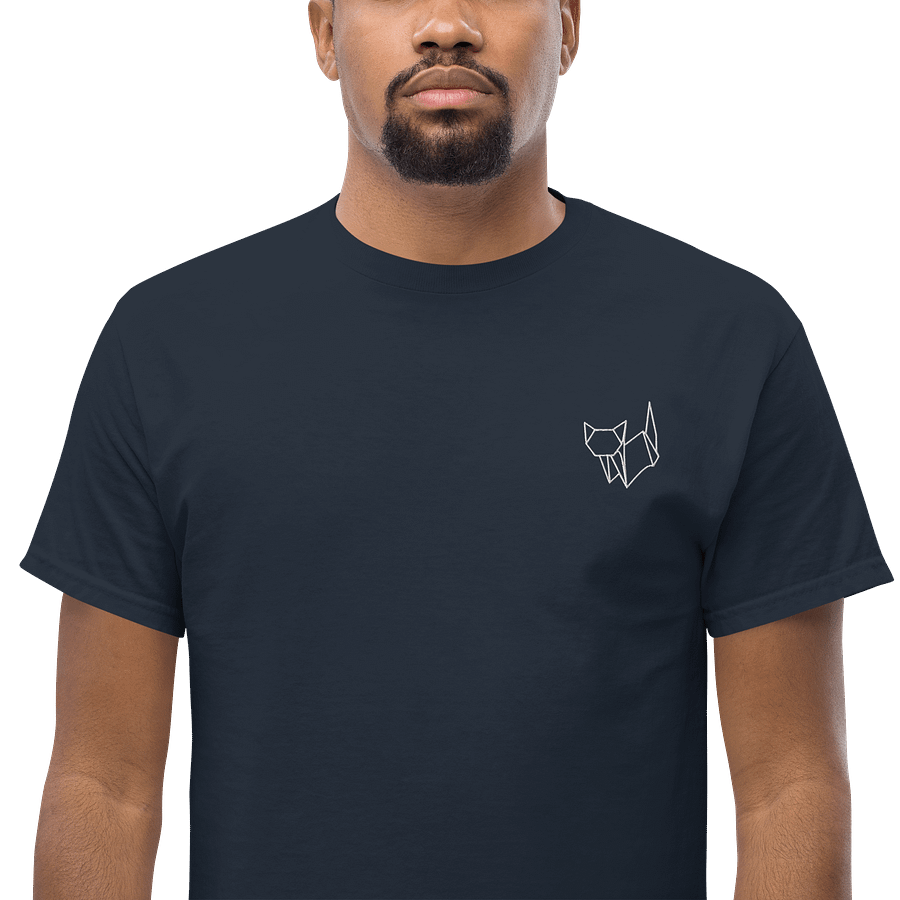 Embroidered Origami Cat T-Shirt product image (2)