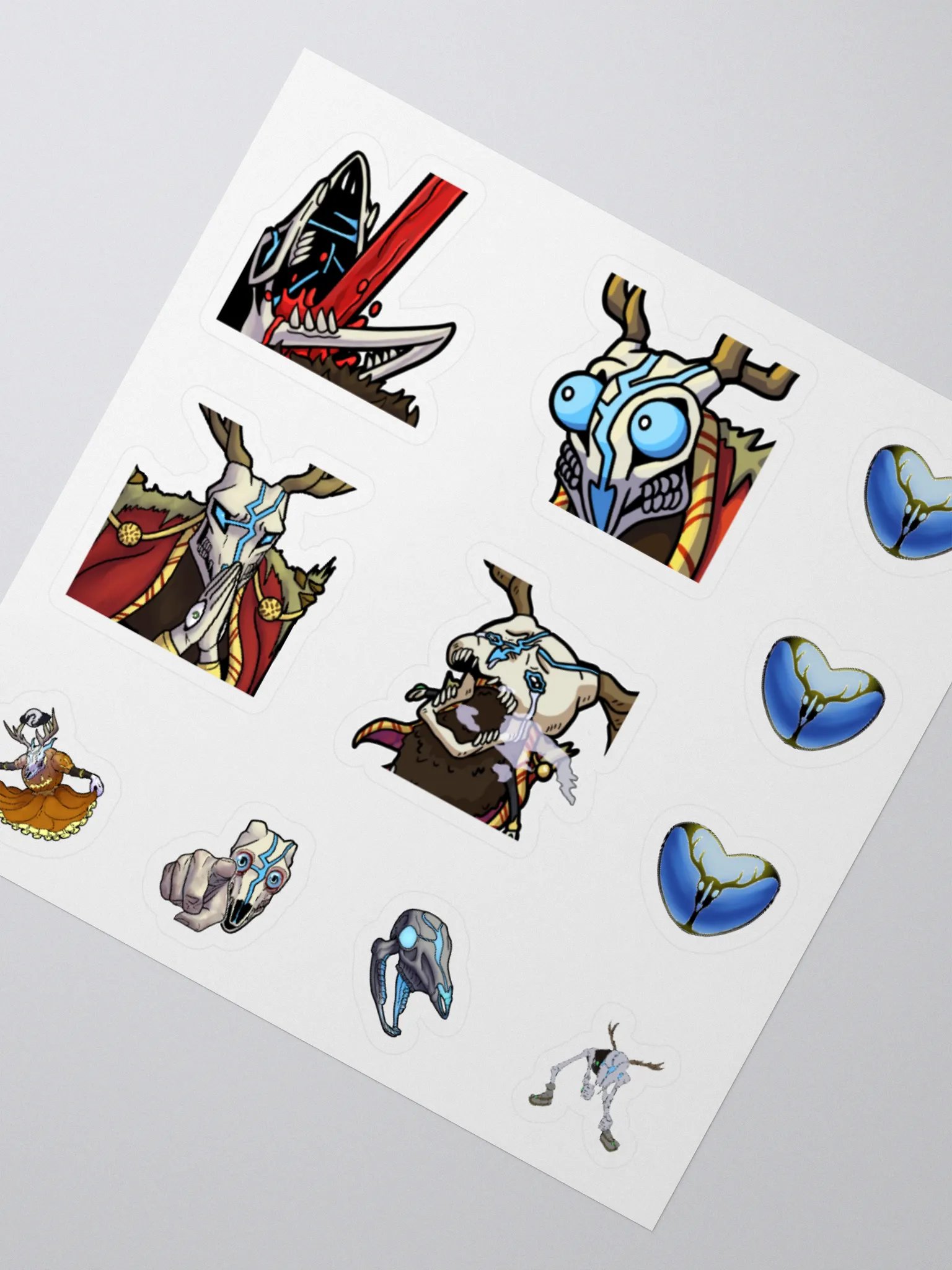 Channel Emotes Pack 1 Kiss Cut Stickers product image (2)
