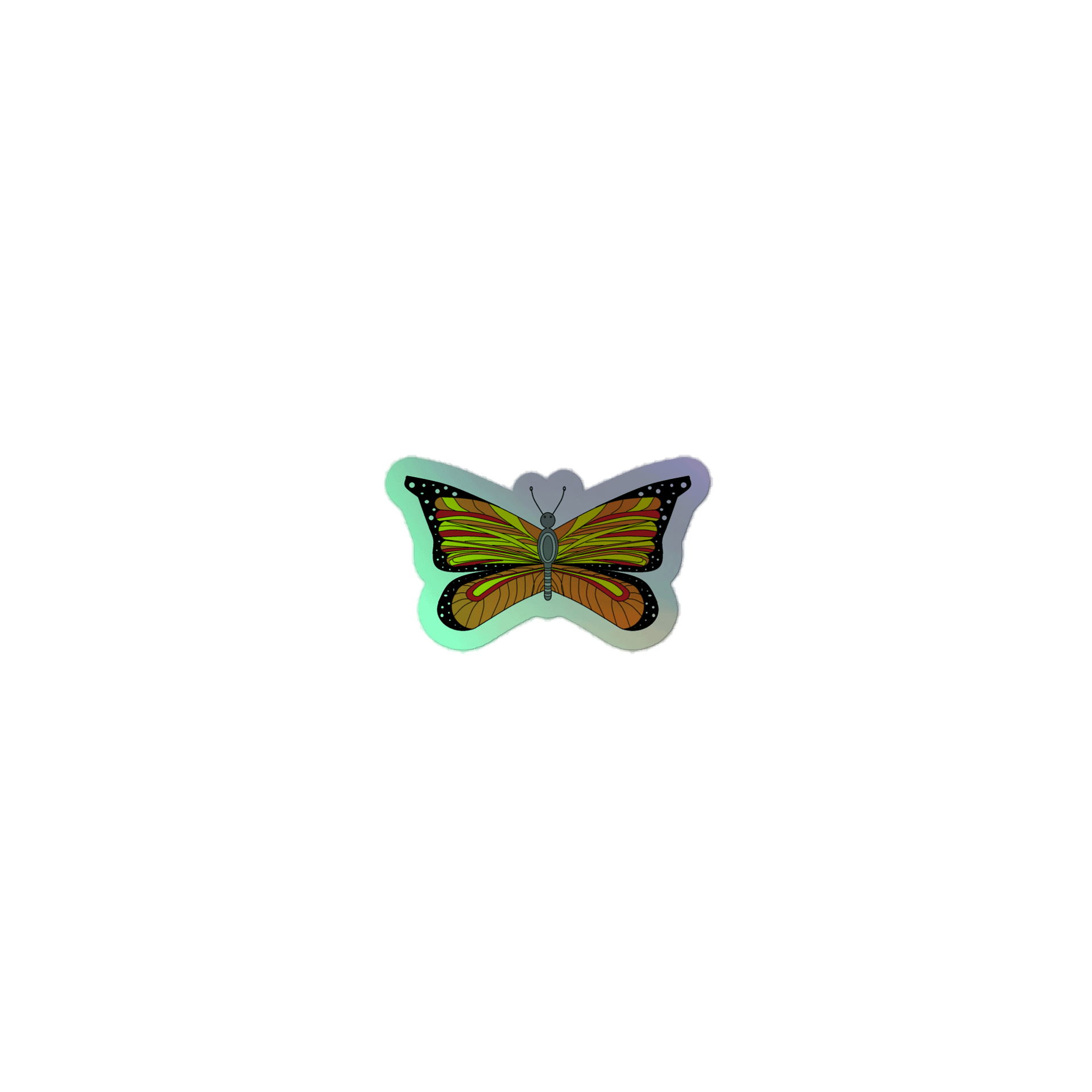 Radiant Wings Holographic Butterfly Sticker Set product image (1)