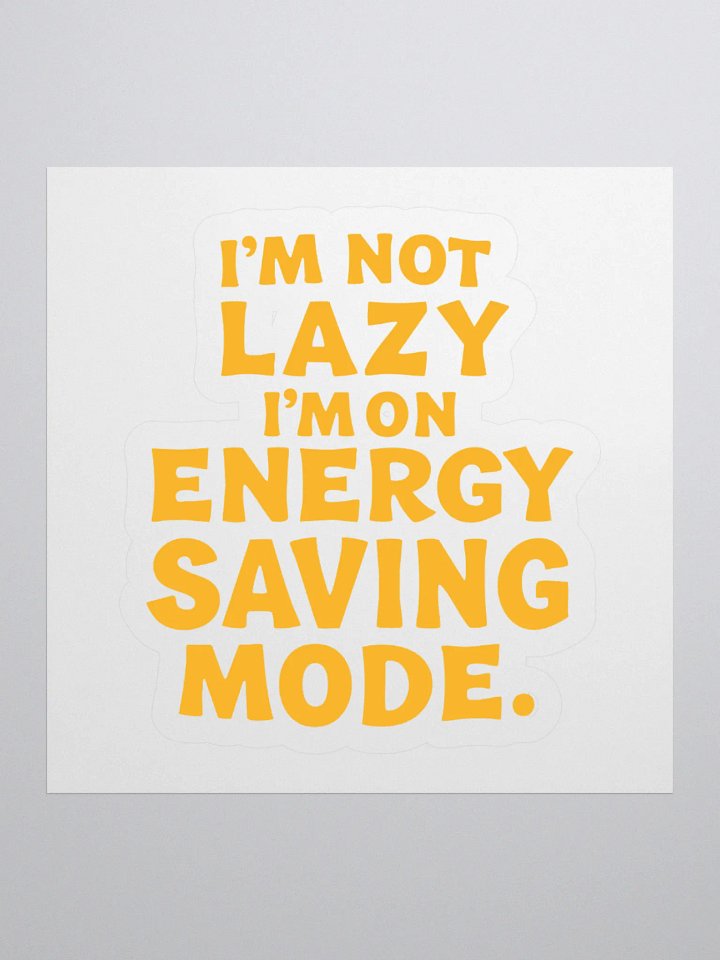 Energy Saving Mode Sticker Set product image (2)