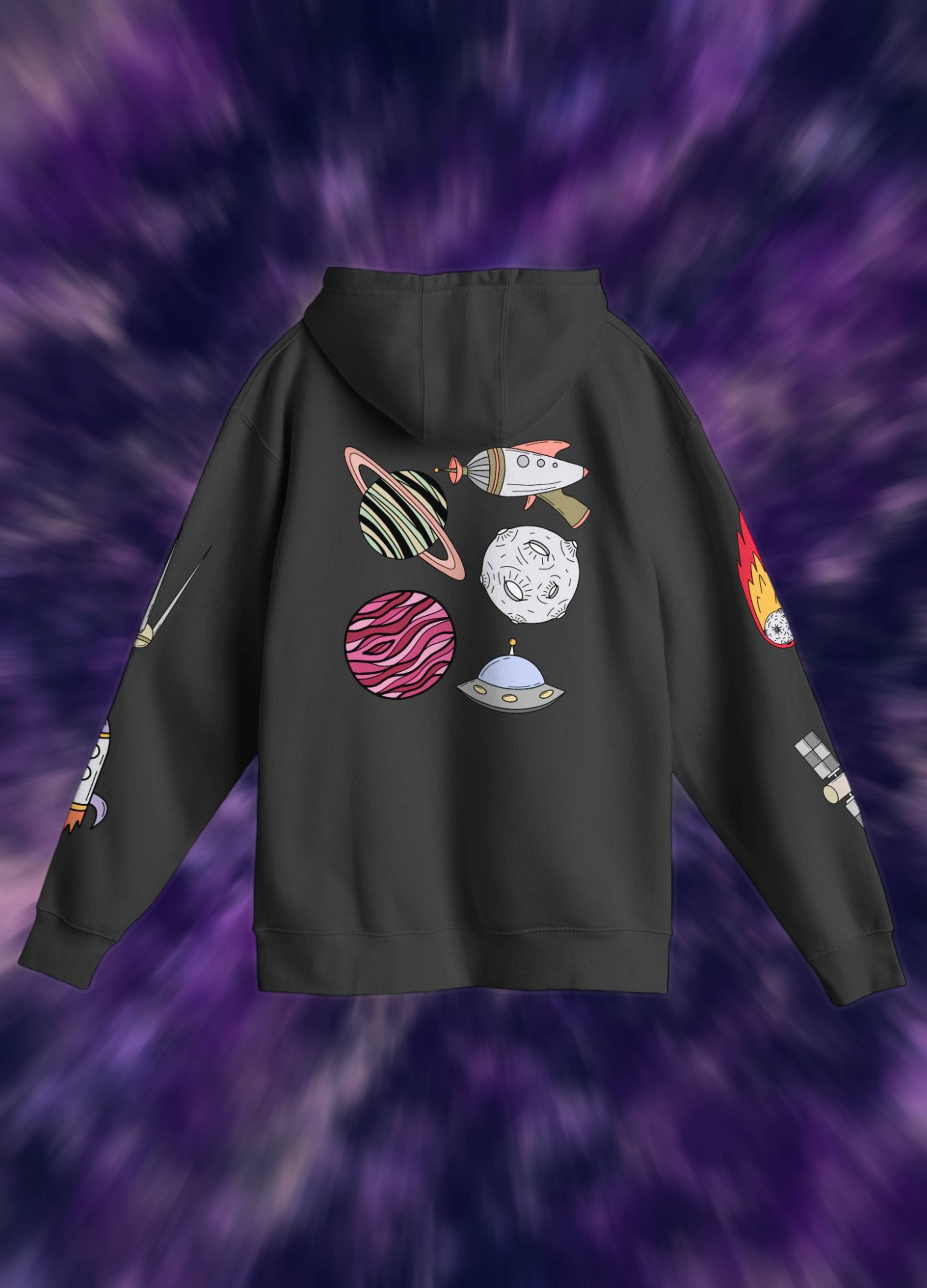 Galactic Adventures Unisex Hoodie product image (2)