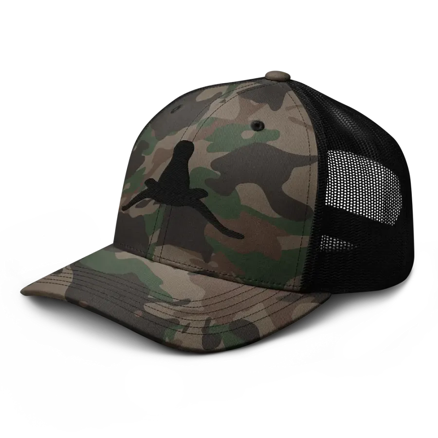HORNS DOWN Camouflage Trucker Hat for Outdoor Enthusiasts product image (6)