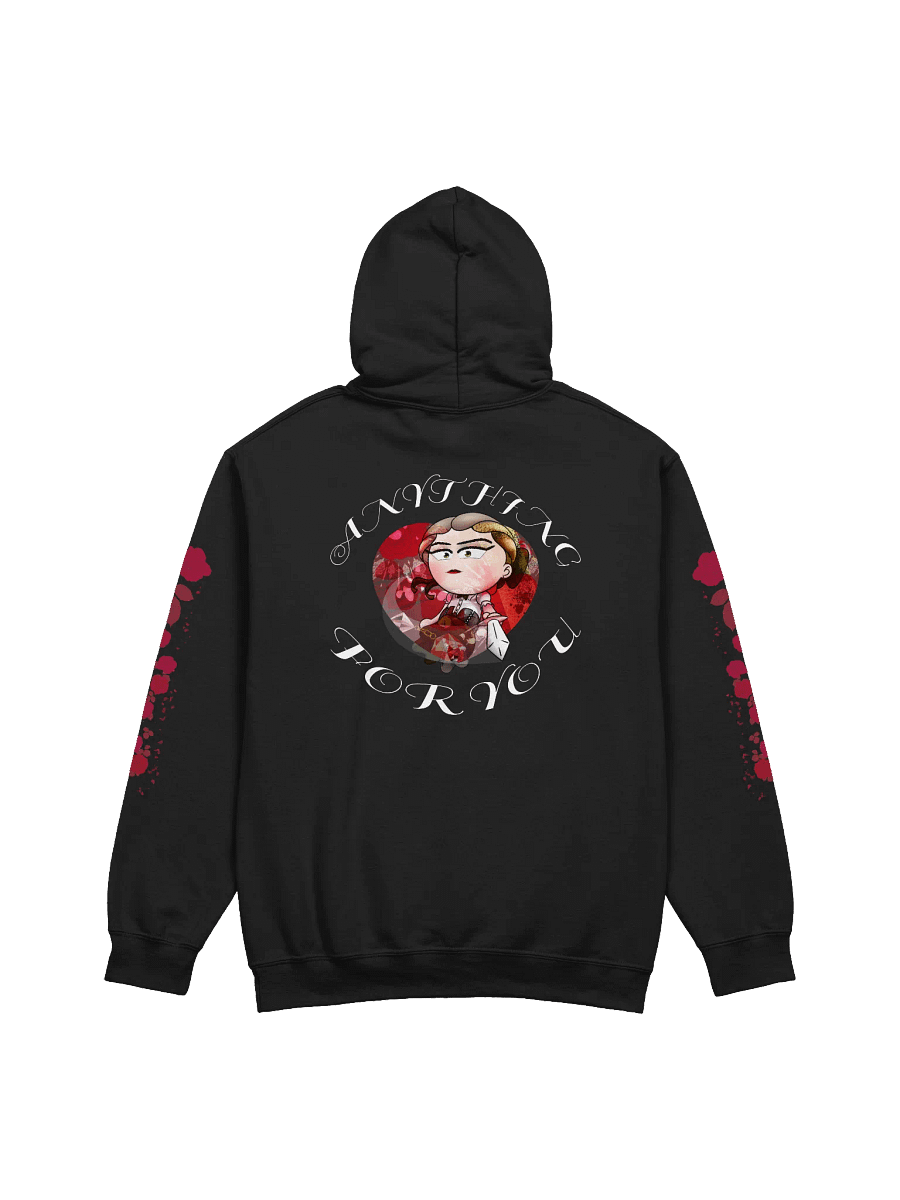 "ANYTHING FOR YOU" Chibi Ingrid Hoodie (with white text) product image (6)